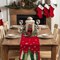 Christmas Table Runner 13x72 Inch, Xmas Trees Snowflakes Winter Holiday Decorative Farmhouse Table Decorations for Kitchen Dinning, Indoor Outdoor Dinner Party Decor (Red) GT150-72